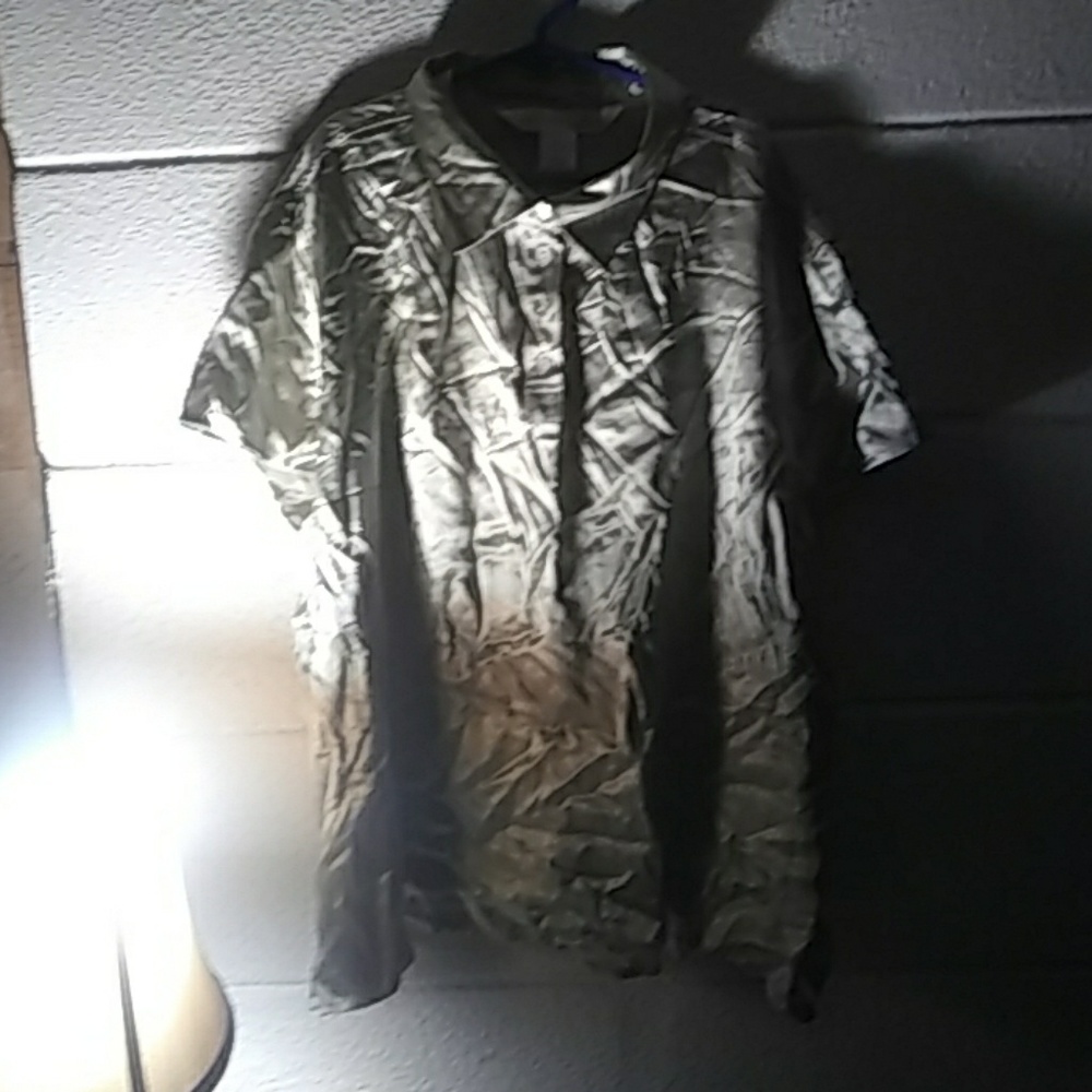 100% Express silk button up blouse